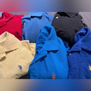 Lot of 6 Men’s US Polo Association XXL polo shirts